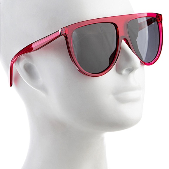 CELINE  Acetate Thin Shadow Sunglasses CL41435/S in Fuchsia - Picture 1 of 14